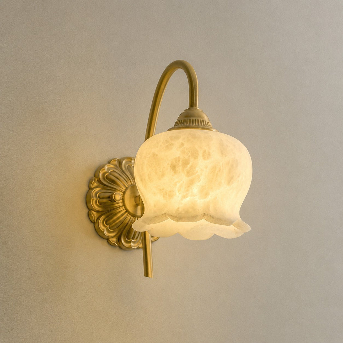 Mia Alabaster Wall Sconce — product view 36