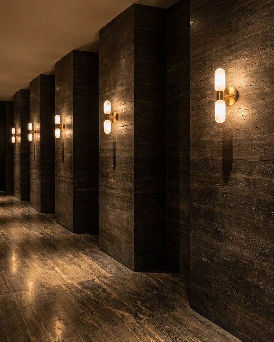 Mallory Alabaster Wall Sconce — product view 3