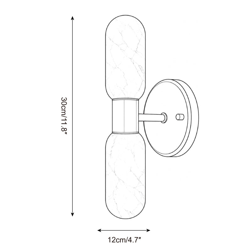 Mallory Alabaster Wall Sconce — product view 5