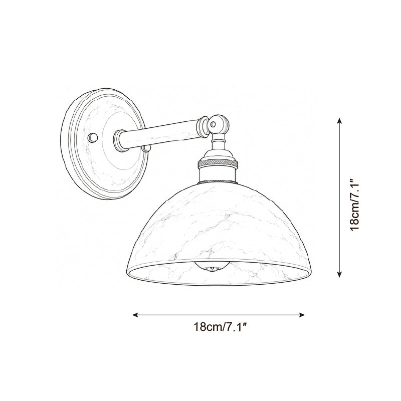 Anthemion Alabaster Wall Sconce — product view 6