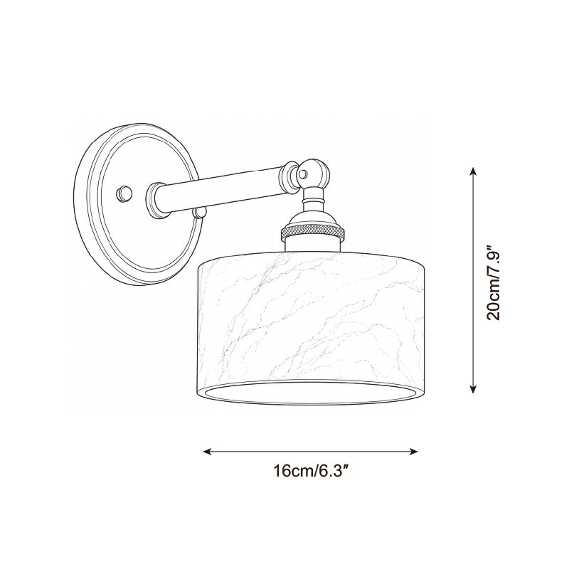 Anthemion Alabaster Wall Sconce — product view 7