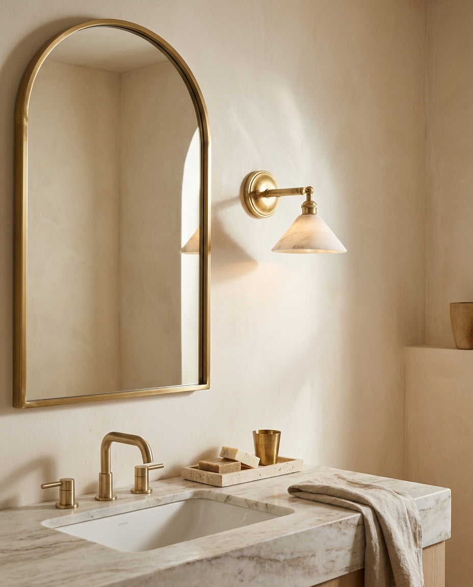 Anthemion Alabaster Wall Sconce — product view 9