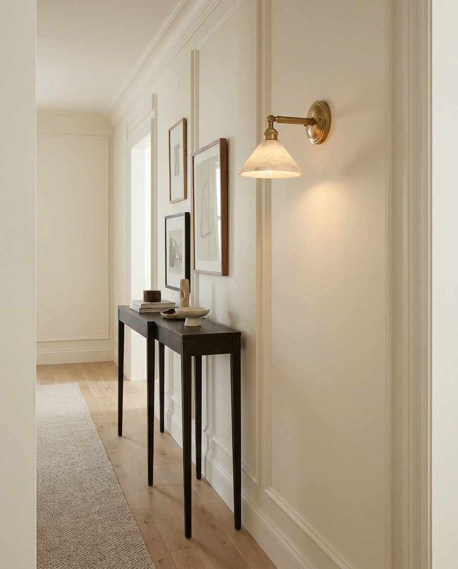 Anthemion Alabaster Wall Sconce — product view 11