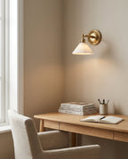 Anthemion Alabaster Wall Sconce — product view 13