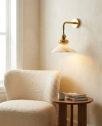 Equinox Alabaster Wall Sconce — product view 7