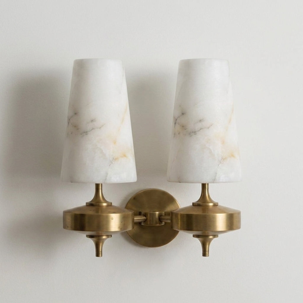 Montera Alabaster Wall Sconce — product view 3