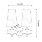 Montera Alabaster Wall Sconce — product view 6