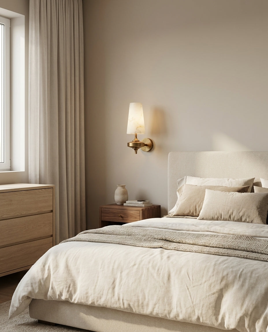 Montera Alabaster Wall Sconce — product view 7