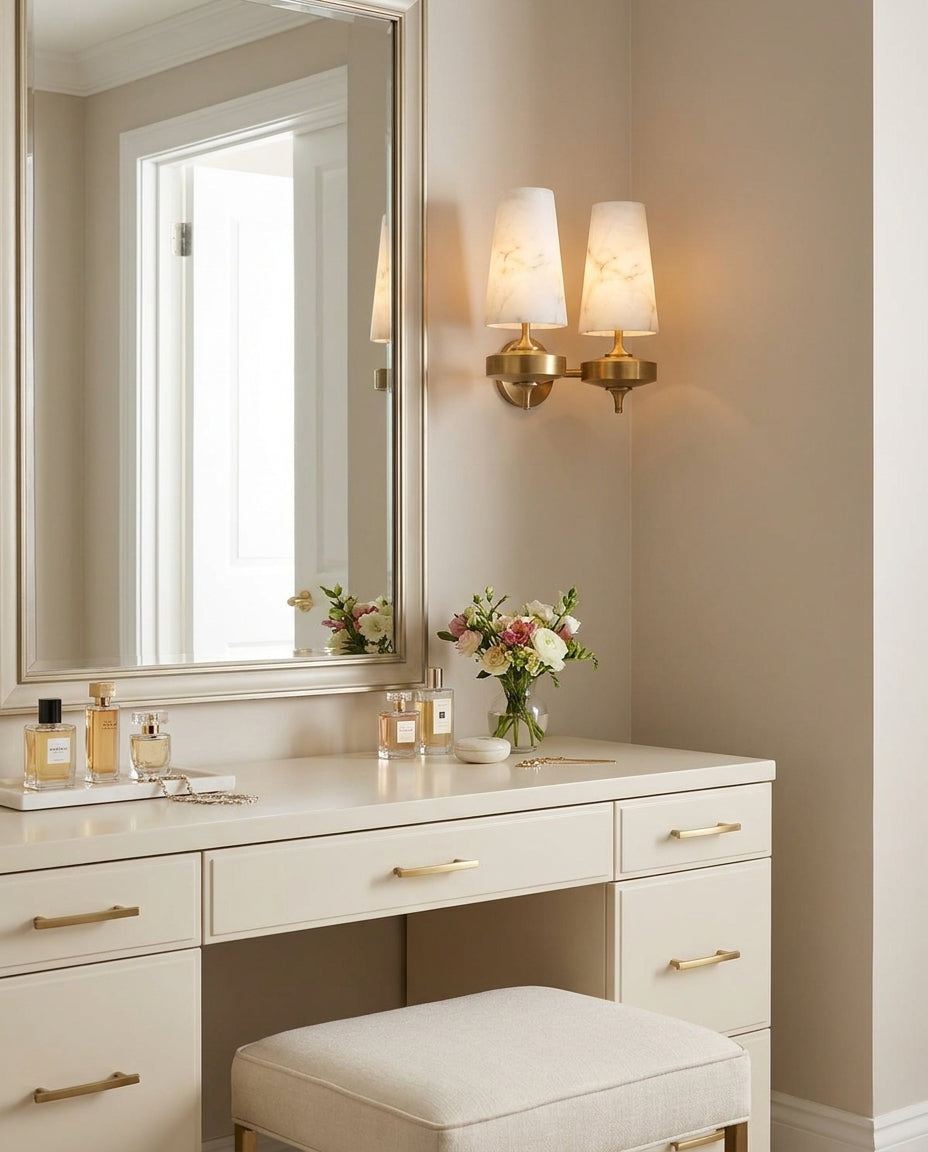 Montera Alabaster Wall Sconce — product view 10