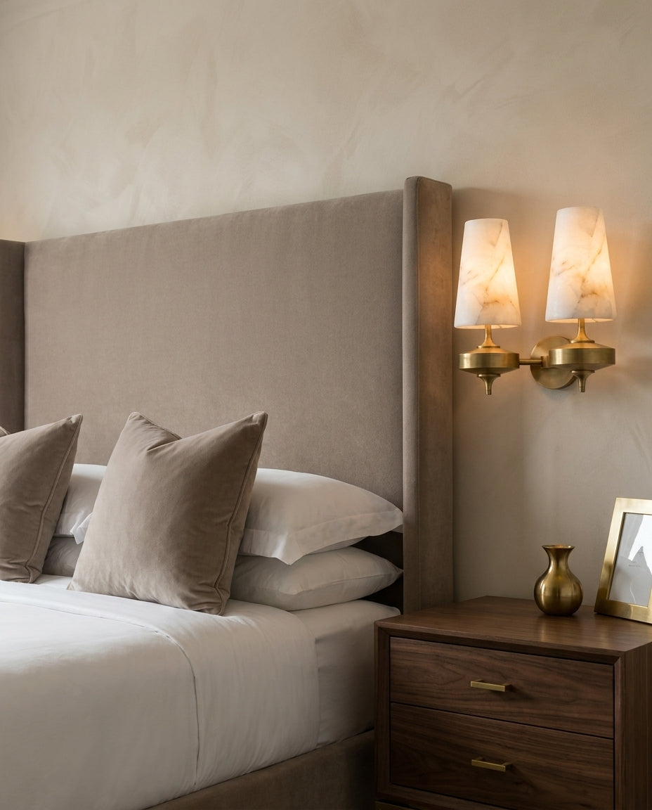 Montera Alabaster Wall Sconce — product view 12