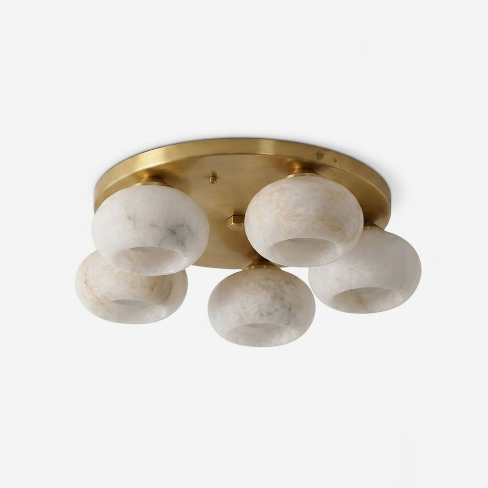 Hailie Alabaster Semi-Flush Mount — product view 1
