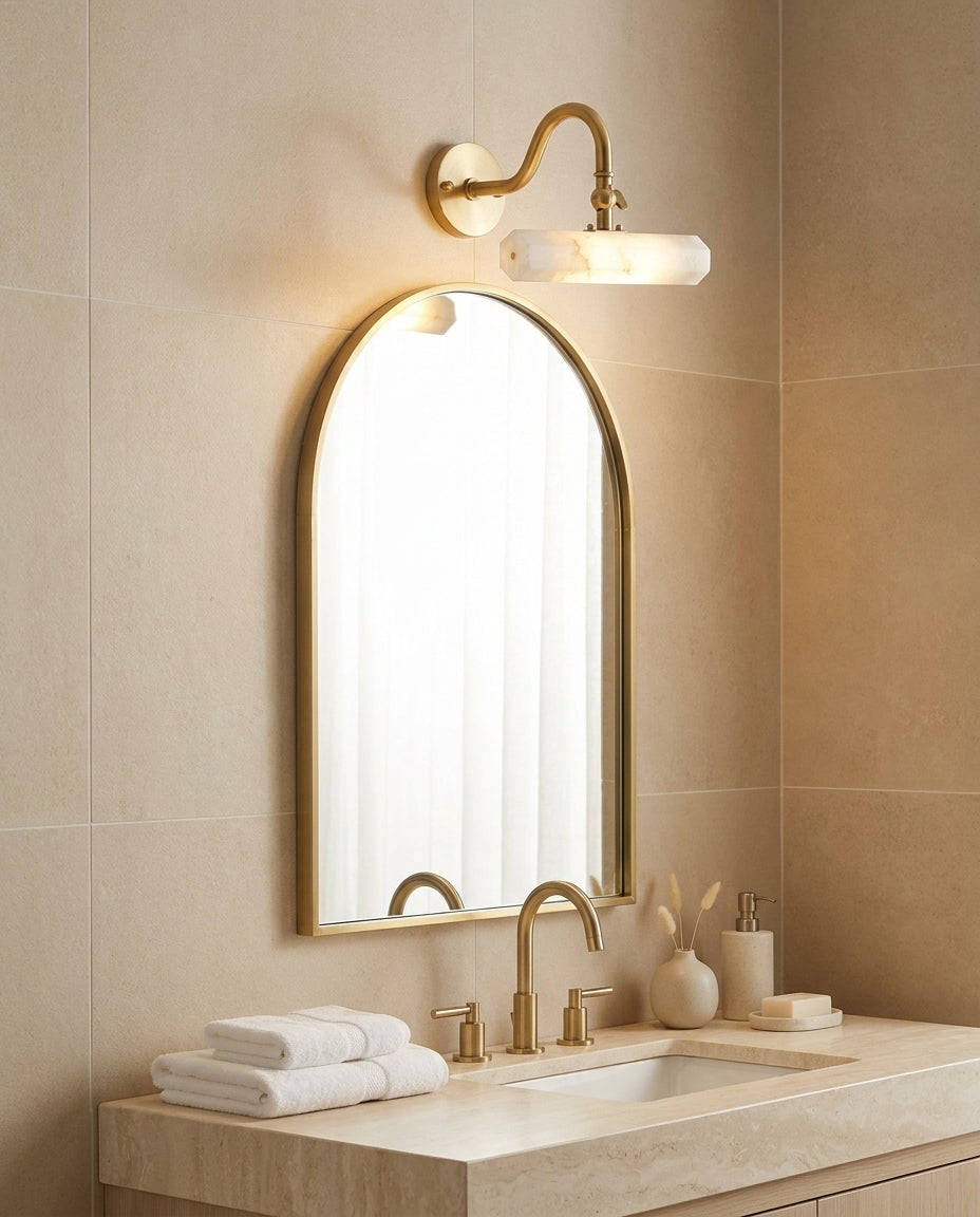 Elowen Alabaster Wall Sconce — product view 4