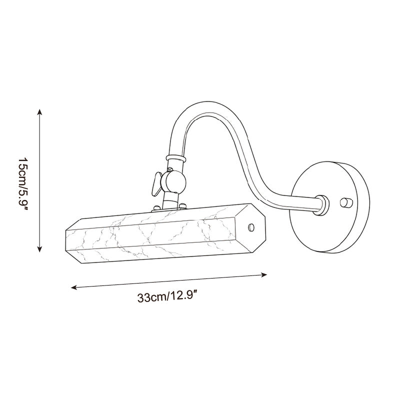 Elowen Alabaster Wall Sconce — product view 6