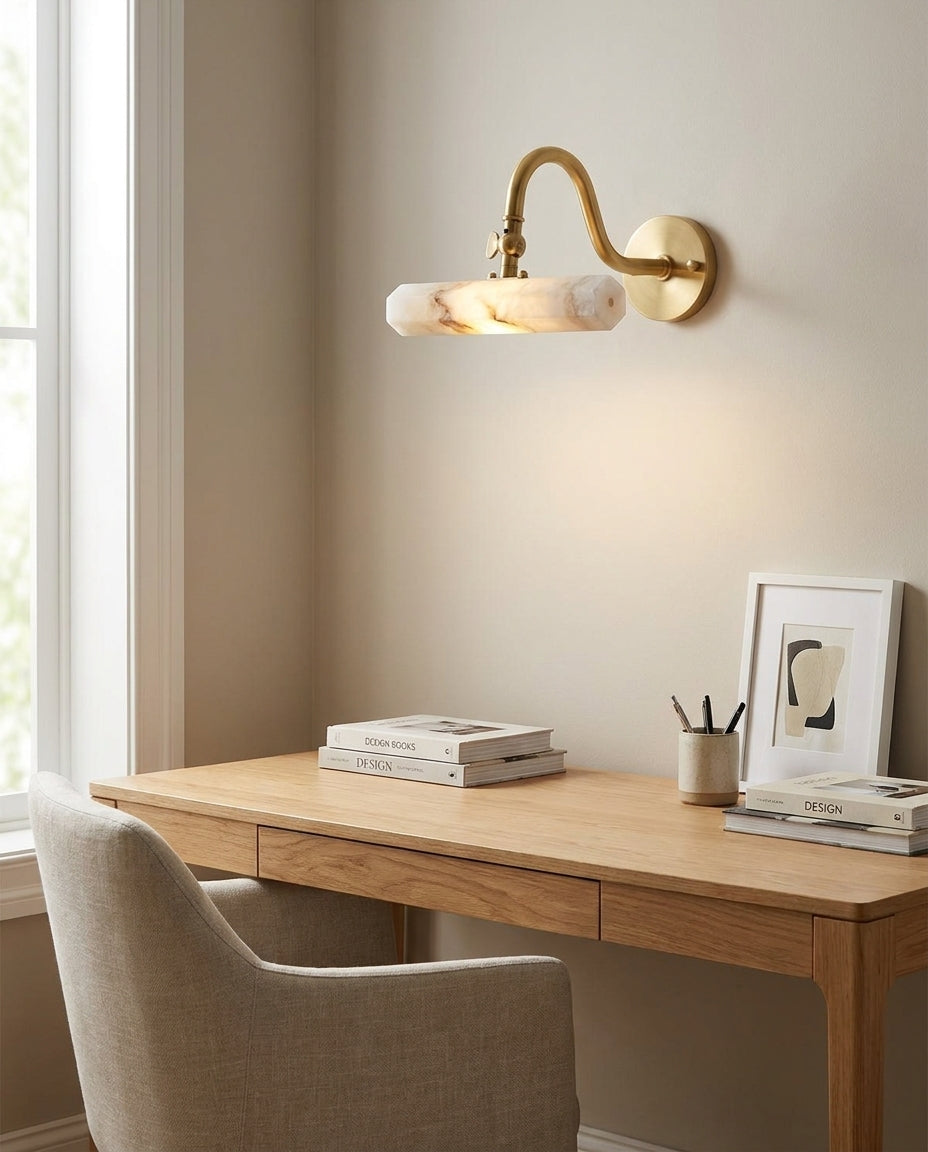 Elowen Alabaster Wall Sconce — product view 7
