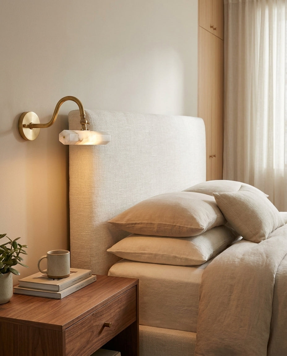 Elowen Alabaster Wall Sconce — product view 8