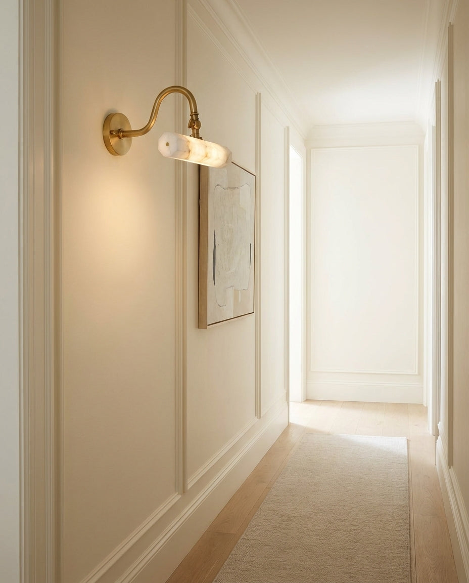 Elowen Alabaster Wall Sconce — product view 9