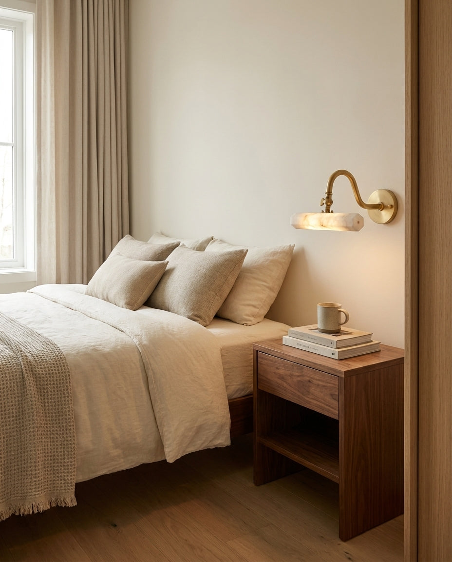Elowen Alabaster Wall Sconce — product view 10
