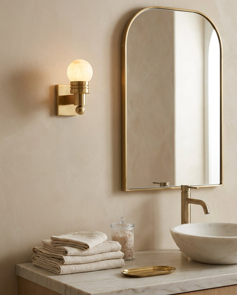 Tupelo Alabaster Wall Sconce — product view 3