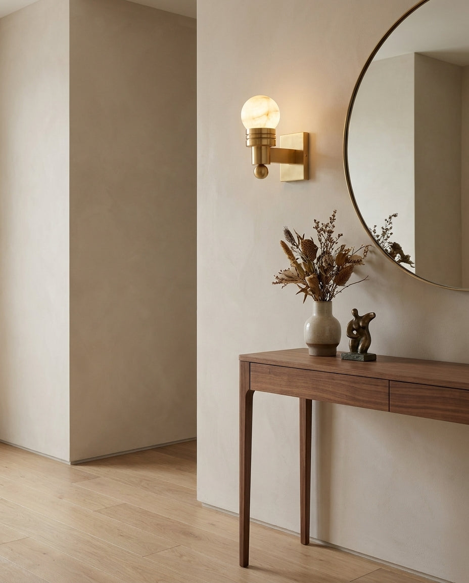 Tupelo Alabaster Wall Sconce — product view 9