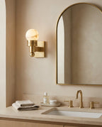 Tupelo Alabaster Wall Sconce — product view 11