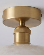 Moss Glow Alabaster Semi- Flush Mount — product view 15