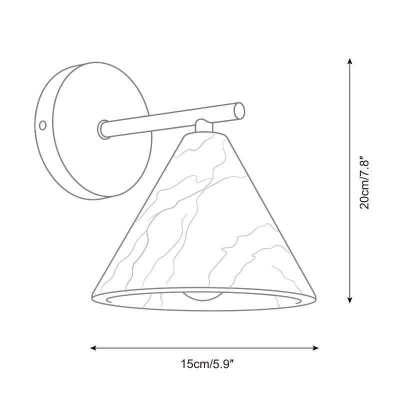 Finley Alabaster Wall Sconce — product view 5