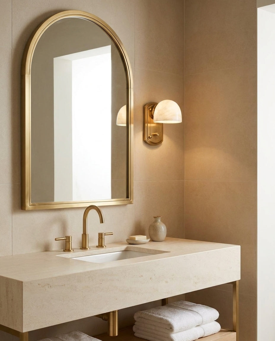 Lorina Alabaster Wall Sconce — product view 3