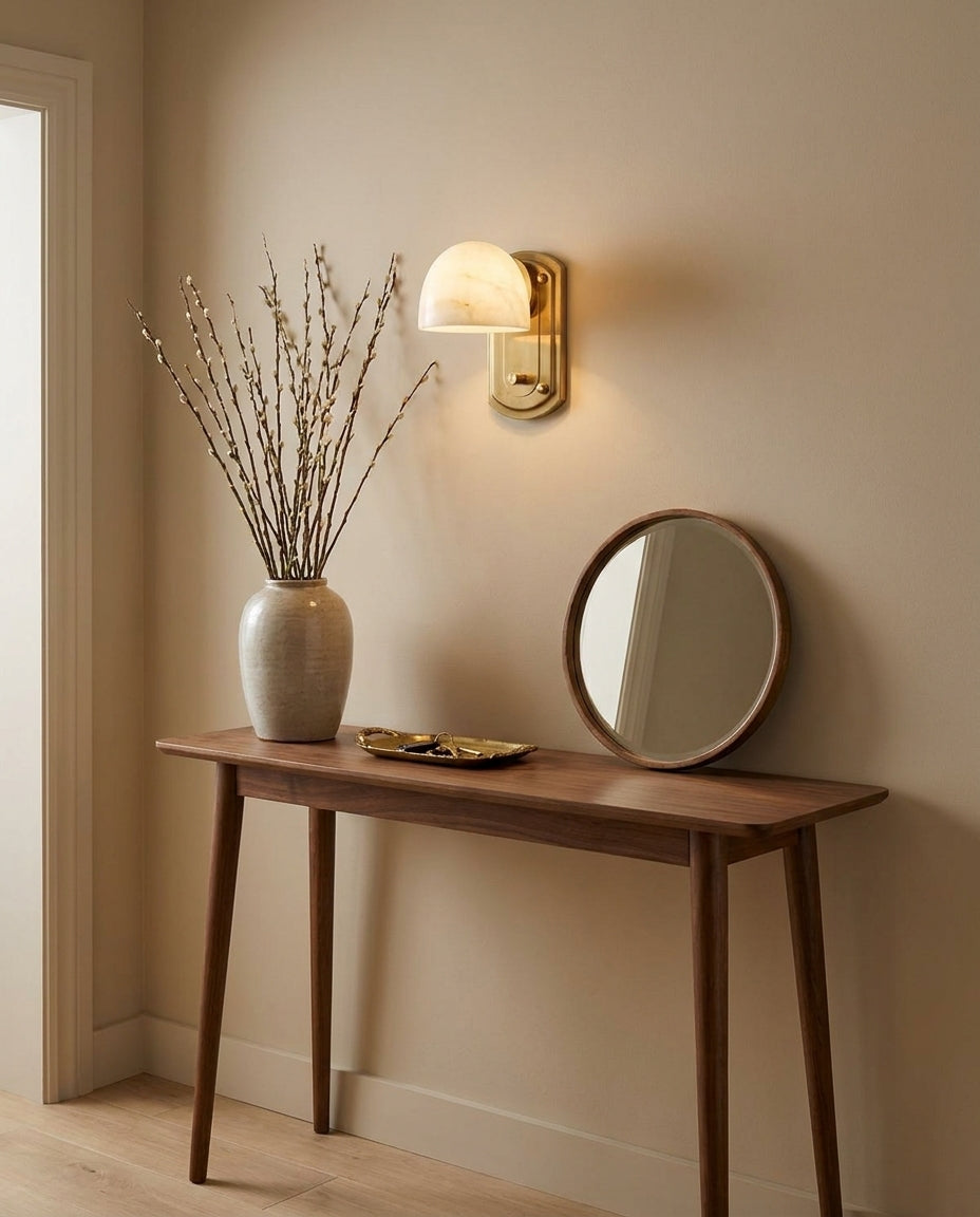 Lorina Alabaster Wall Sconce — product view 4