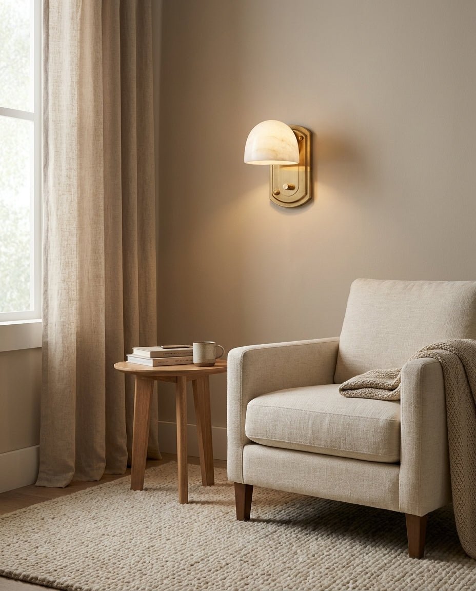 Lorina Alabaster Wall Sconce — product view 9