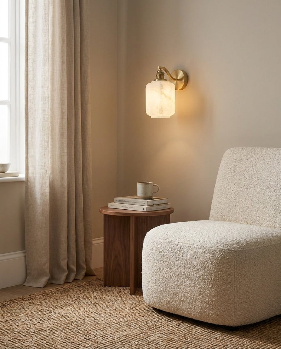 Henry Alabaster Wall Sconce — product view 12