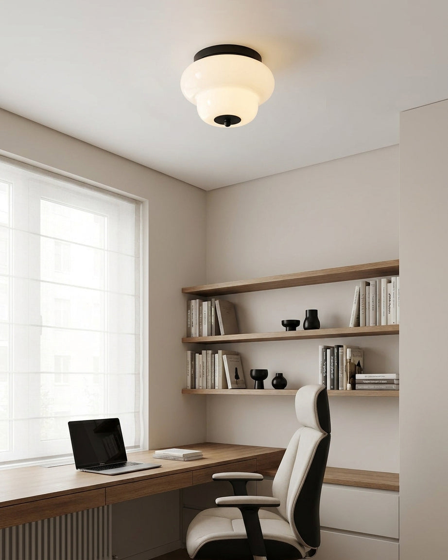 Opaque Semi-Flush Mount — product view 2