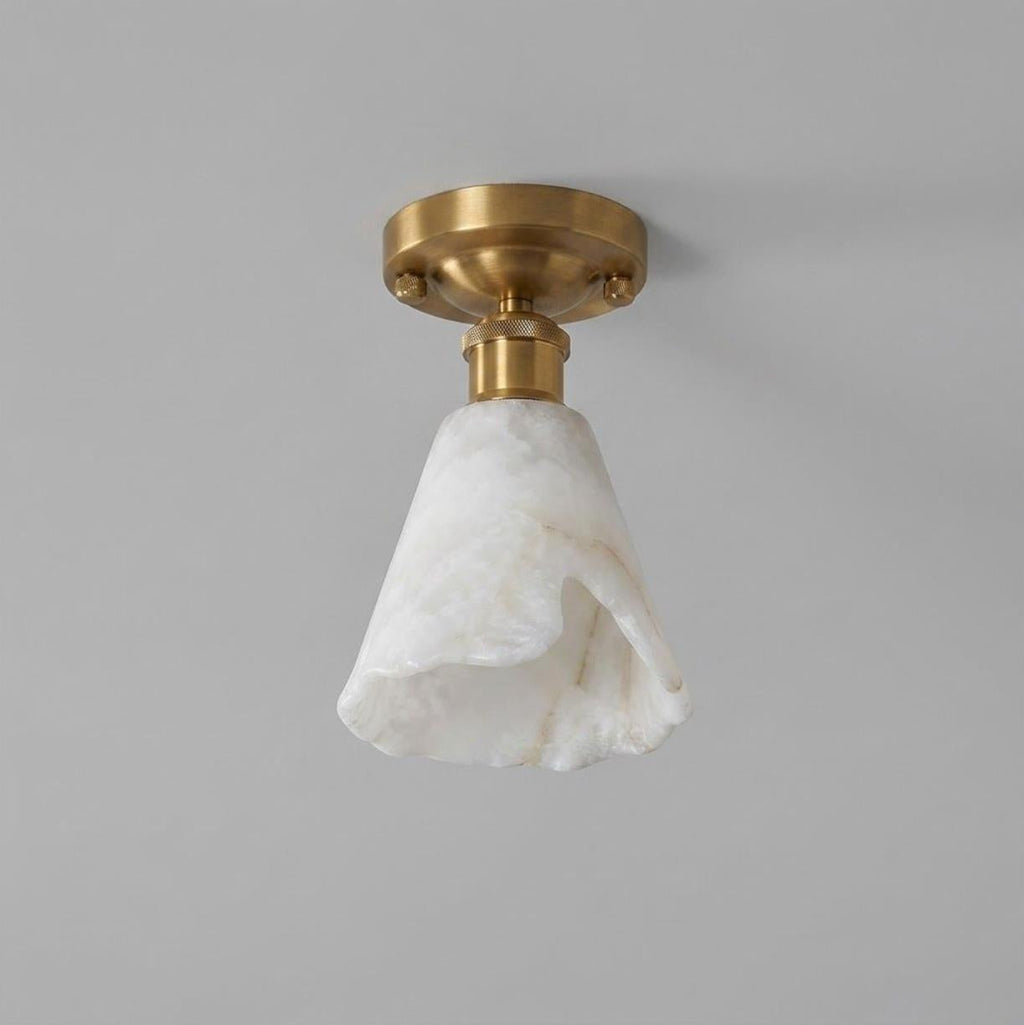 Nalia Alabaster Semi-Flush Mount — product view 2