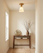 Nalia Alabaster Semi-Flush Mount — product view 4