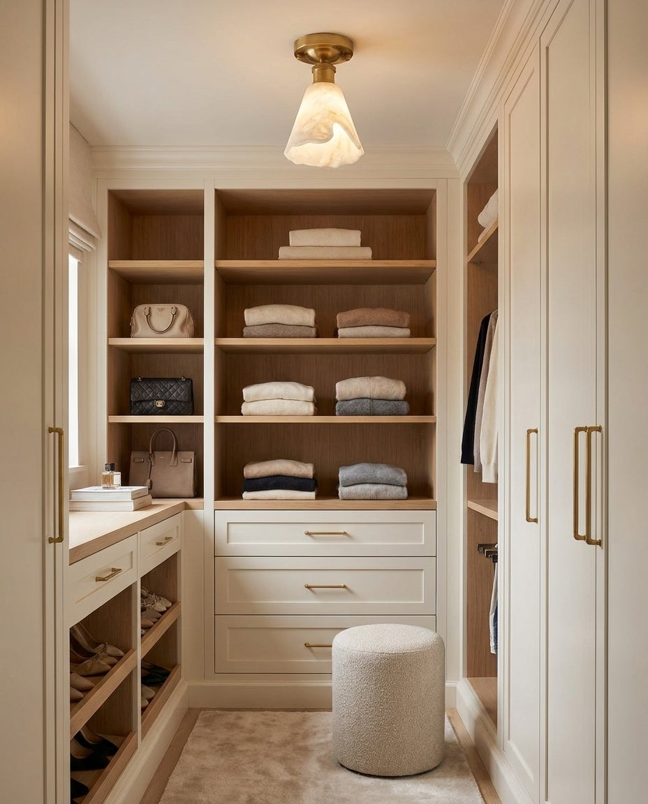 Nalia Alabaster Semi-Flush Mount — product view 7