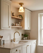 Nalia Alabaster Semi-Flush Mount — product view 11