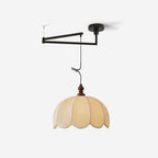 Ruffle Swing Arm Pendant Lamp — product view 1