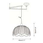 Ruffle Swing Arm Pendant Lamp — product view 5