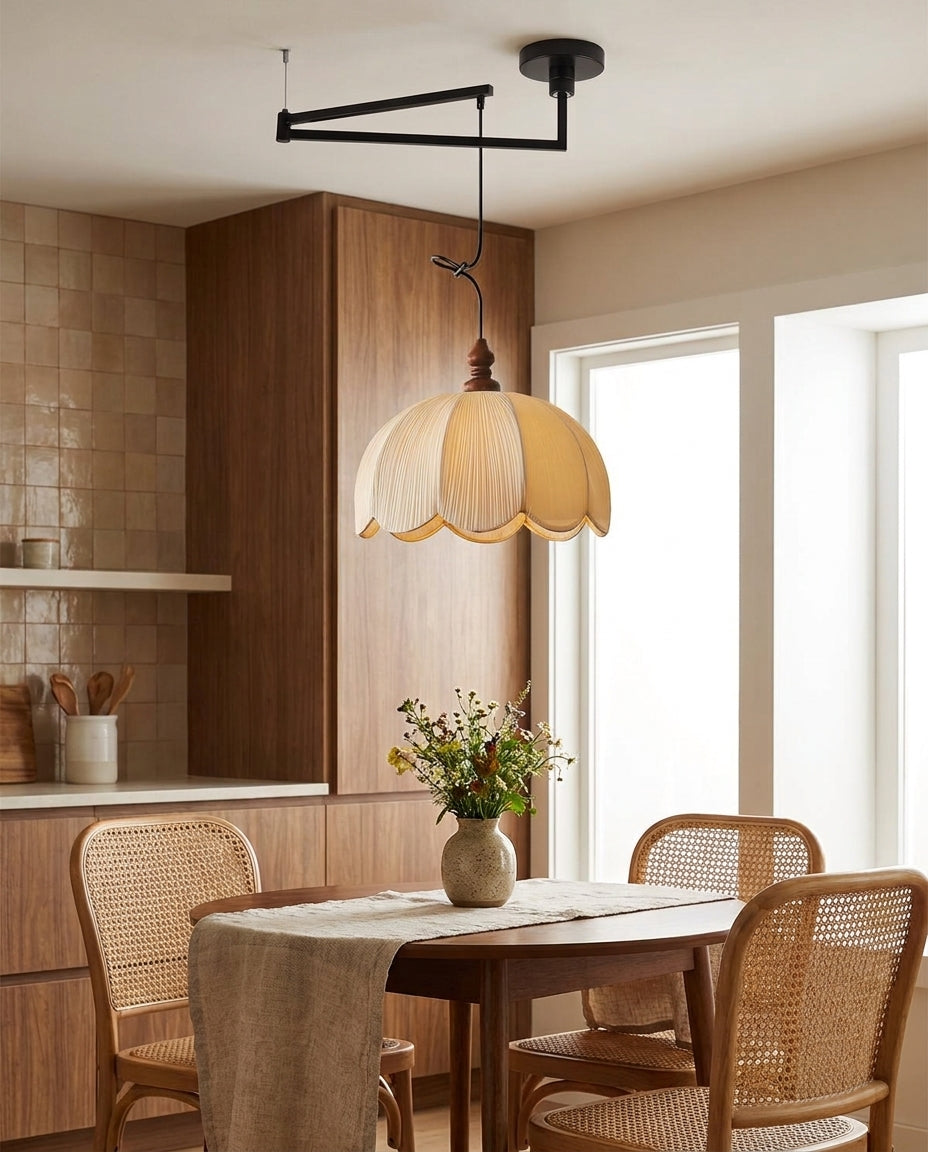 Ruffle Swing Arm Pendant Lamp — product view 11