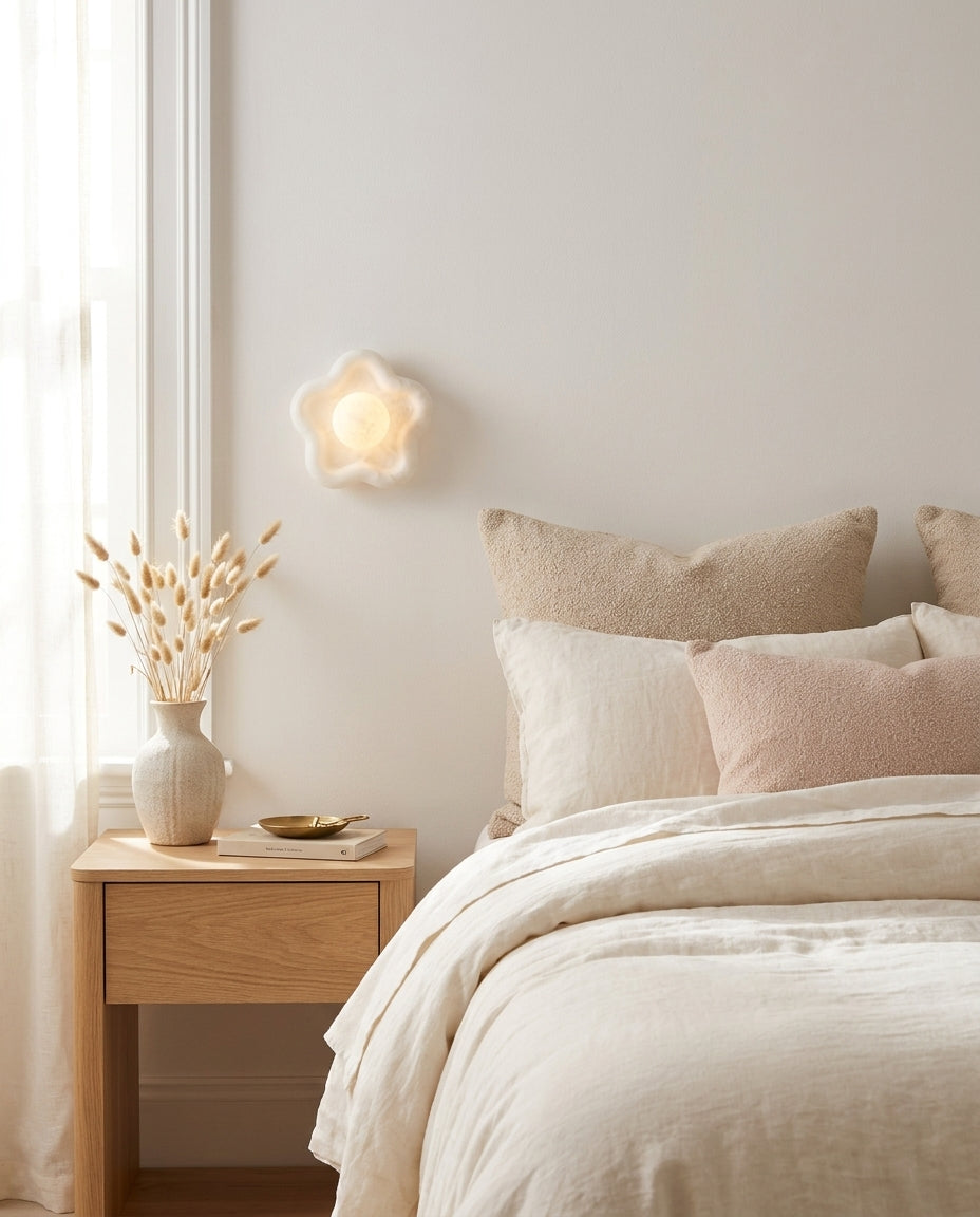 Star Alabaster Wall Sconce — product view 6