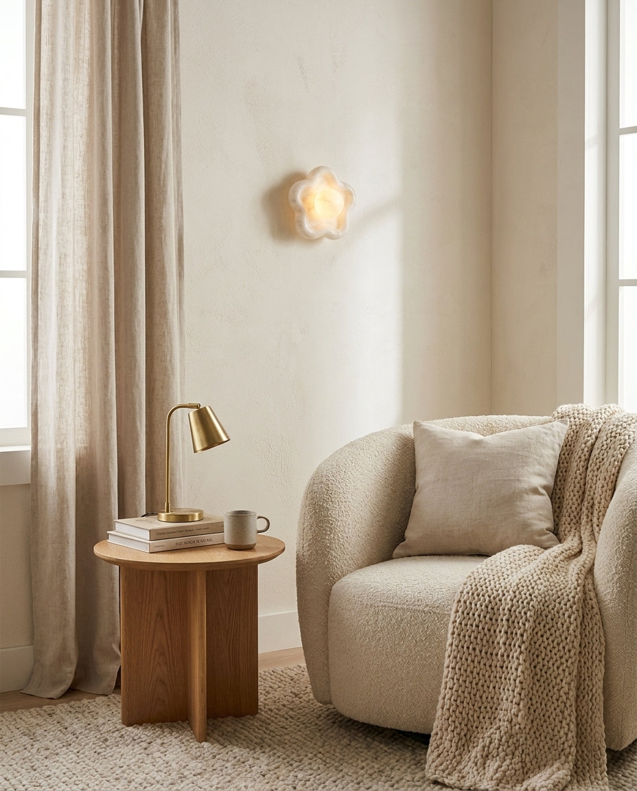 Star Alabaster Wall Sconce — product view 7
