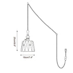 Belle Fleur Plug In Pendant Light — product view 6