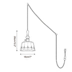 Belle Fleur Plug In Pendant Light — product view 7