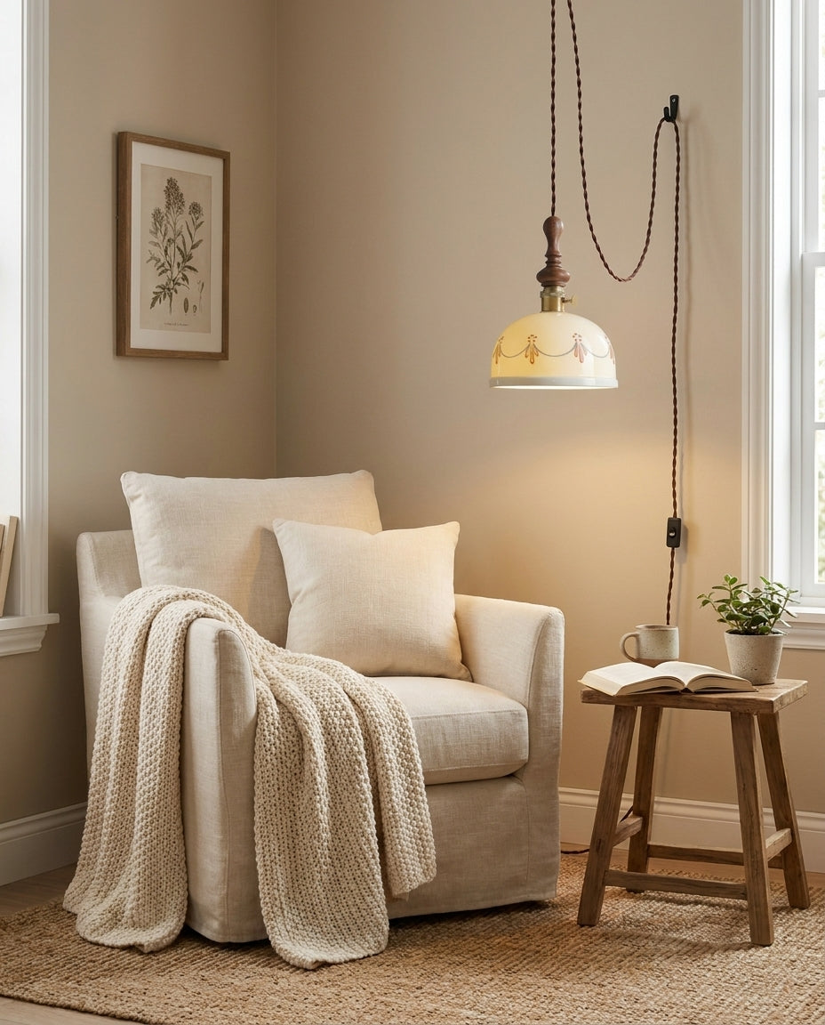 Belle Fleur Plug In Pendant Light — product view 8