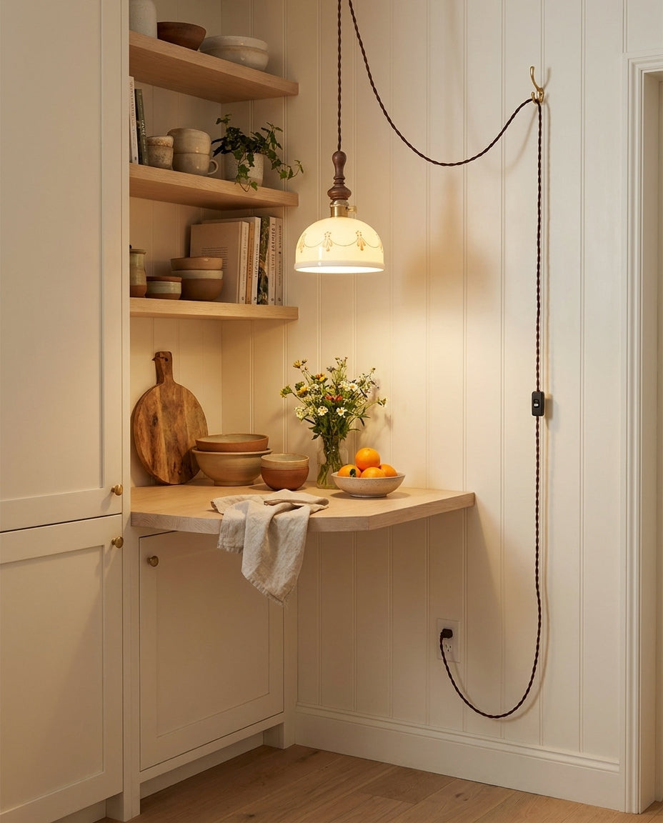 Belle Fleur Plug In Pendant Light — product view 9