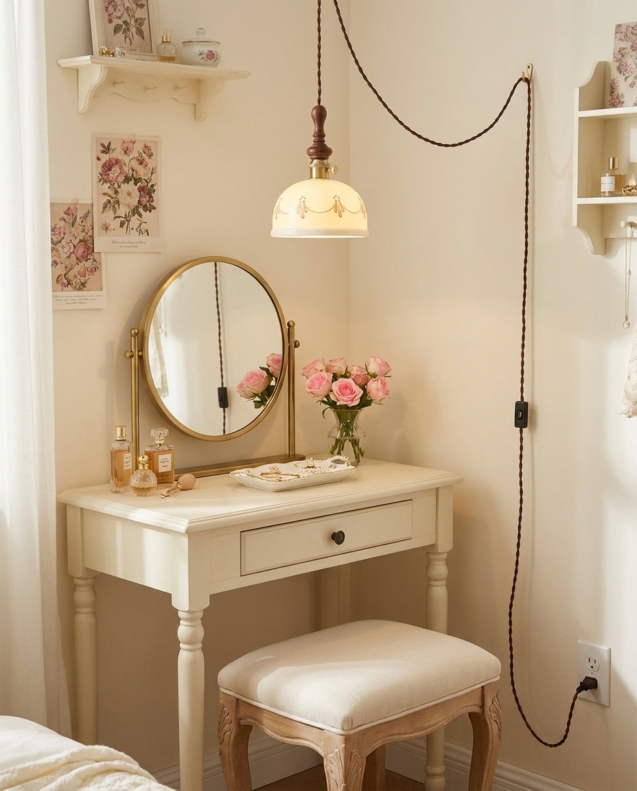 Belle Fleur Plug In Pendant Light — product view 10