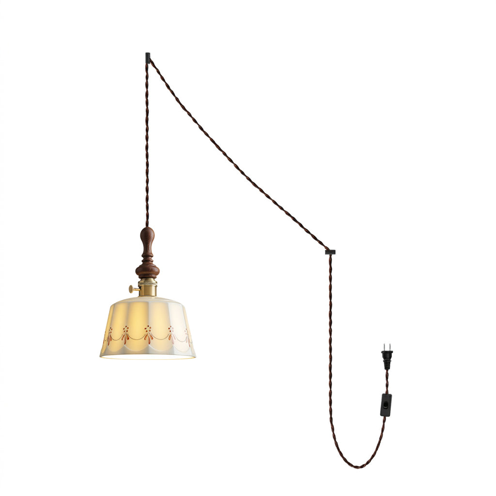 Belle Fleur Plug In Pendant Light — product view 18