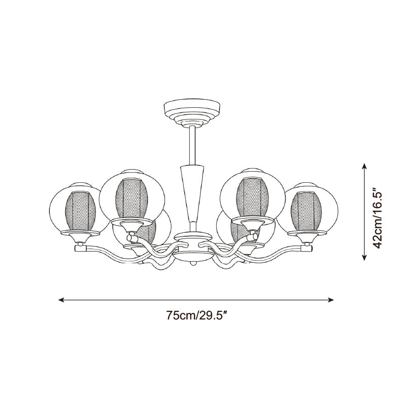 Aldervane Chandelier — product view 6