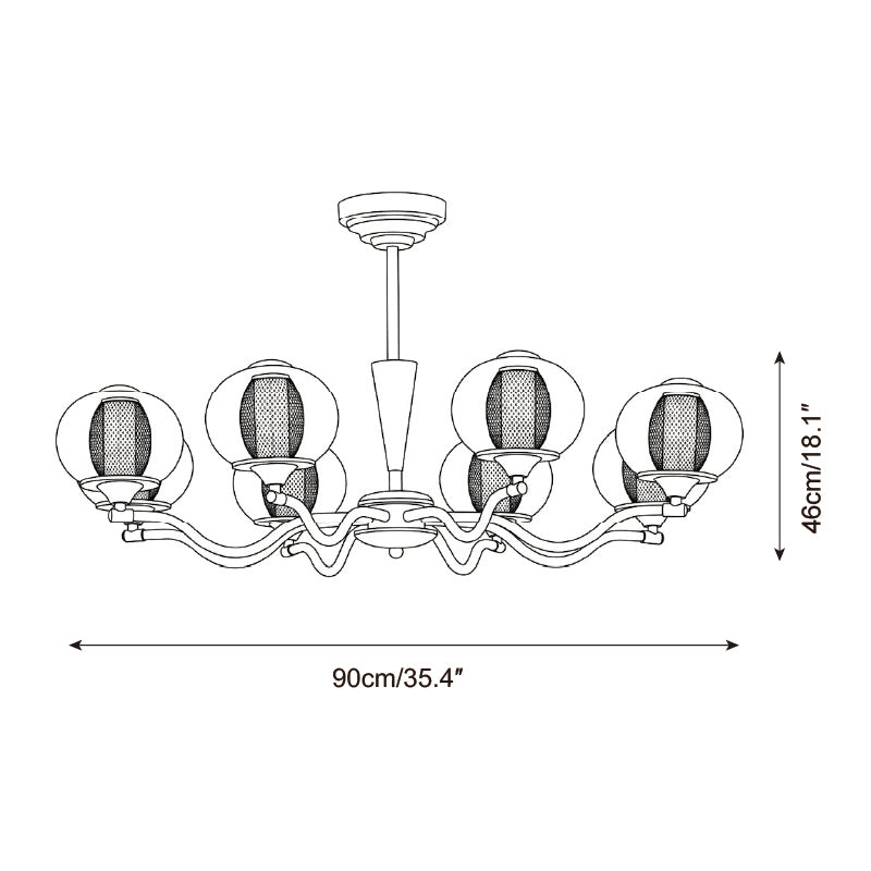 Aldervane Chandelier — product view 7