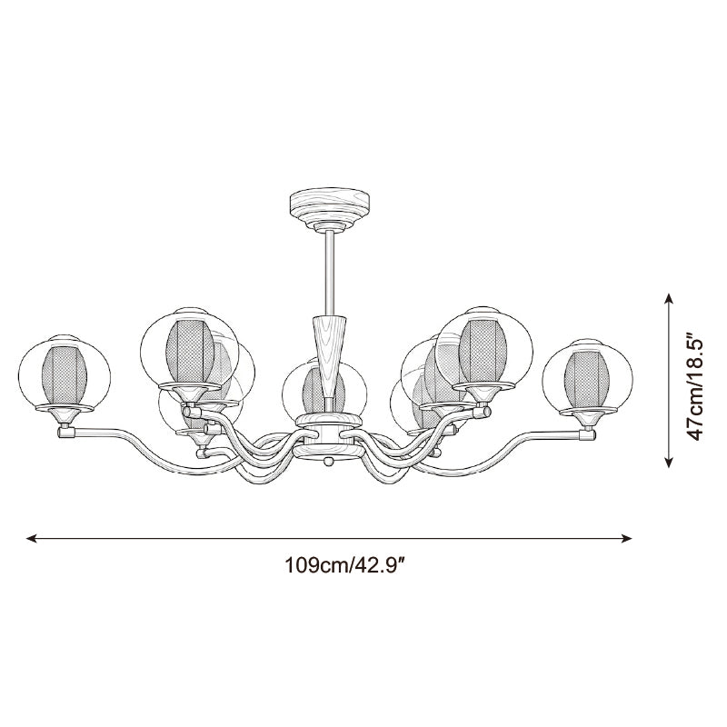 Aldervane Chandelier — product view 8