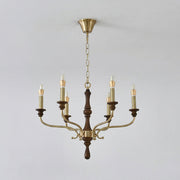 Brass & Walnut Color